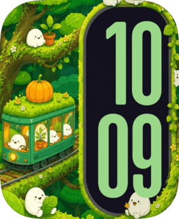 Totoro Forest Spirits watch face preview for Apple Watch