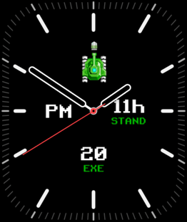 Tread Lightly watch face preview image for Apple Watch