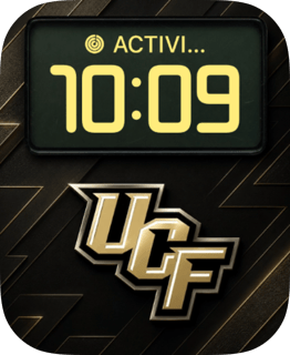 UCF Knights watch face preview for Apple Watch