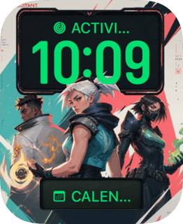 Valorant Agents watch face preview for Apple Watch