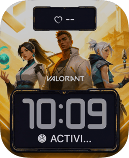 Valorant Champions watch face preview for Apple Watch