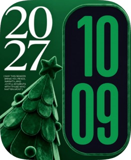 Velvet Fir Apple Watch face - Holidays