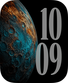 Verdigris Apple Watch face - Space and Sci-Fi