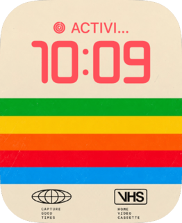 VHS watch face preview image for Apple Watch