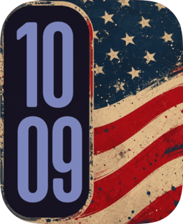 Vintage Stars watch face preview for Apple Watch