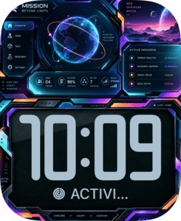 Violet Mission Apple Watch face - Space and Sci-Fi