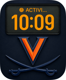 Virginia Cavaliers watch face preview for Apple Watch