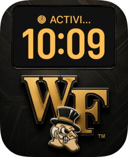 Wake Forest watch face preview for Apple Watch