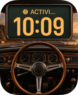Walnut Dash watch face preview image for Apple Watch