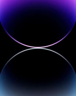 Cosmic gradient glow wallpaper in purple and blue for Apple Watch