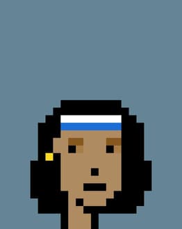 Blue Pixel watch face preview for Apple Watch
