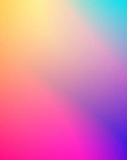 Gradient design blending yellow, pink, purple, and blue hues into a smooth and vibrant spectrum, displayed on a watch face.