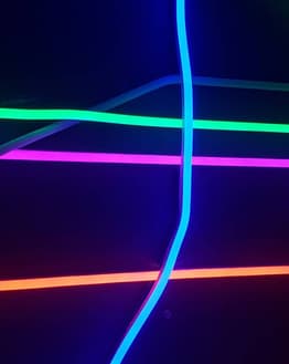 Neon glow watch face preview for Apple Watch