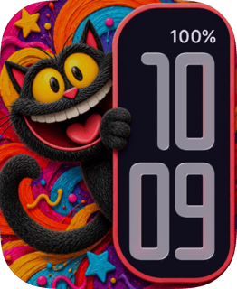 Wild Grin watch face preview for Apple Watch