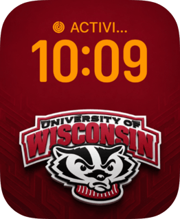 Wisconsin watch face preview for Apple Watch
