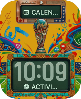 World Cup 2026 Final Whistle watch face preview for Apple Watch