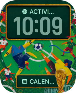 World Cup 2026 Matchday Energy watch face preview for Apple Watch