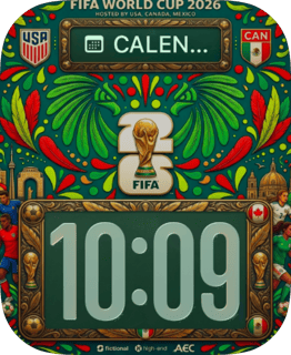 World Cup 2026 Stadium Lights watch face preview for Apple Watch
