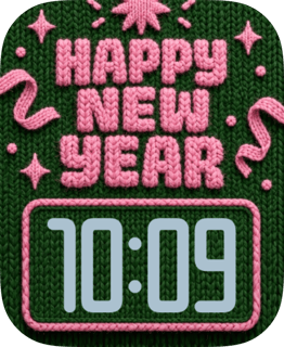 Yarn Wishes Apple Watch face - Holidays