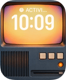 Amber Airtime watch face for Apple Watch