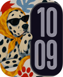 Dalmatian Chic watch face for Apple Watch