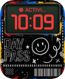 Day Pass watch face for Apple Watch
