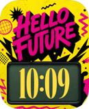Future Pop watch face for Apple Watch