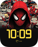 Hooded Spider-Man watch face for Apple Watch