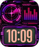 Magenta Console watch face for Apple Watch