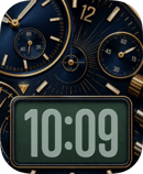 Navy Chrono watch face for Apple Watch