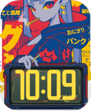 Neon Oni watch face for Apple Watch