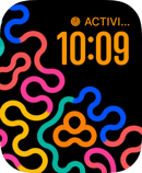 Noodle Loops watch face for Apple Watch