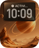 Ochre Rings watch face for Apple Watch