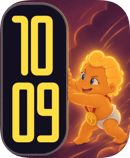Olympian Glow watch face for Apple Watch
