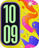 Pastel Pulse watch face for Apple Watch