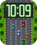 Pixel Highway watch face for Apple Watch
