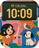 Storybook Walk watch face for Apple Watch