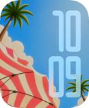 Striped Shade watch face for Apple Watch