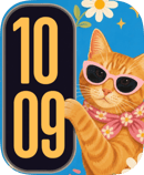 Tabby Shades watch face for Apple Watch