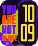 You Are Not Alone watch face for Apple Watch