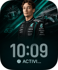 George Russell Apple Watch face - Cars, Sports