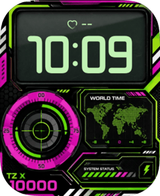 Acid Telemetry Apple Watch face - Art