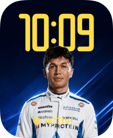 Alexander Albon Apple Watch face - Cars, Sports