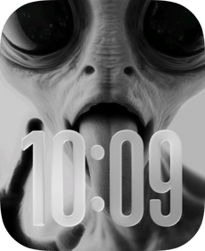 Alien Attitude Apple Watch face - TV