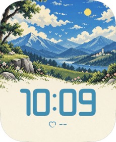 Alpine Trail watch face preview image for Apple Watch