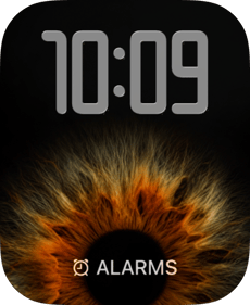 Amber Iris Apple Watch face - Art