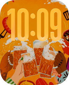 Amber Toast Apple Watch face - TV