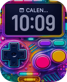 Arcade Glow Apple Watch face - Video Games