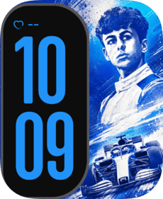 Arvid Lindblad Apple Watch face - Cars, Sports