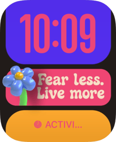 Balloon Bloom Apple Watch face - Nature